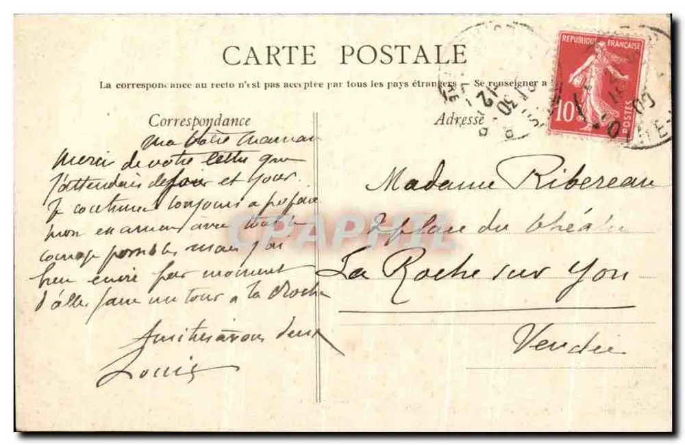 Nantes - Um canto do cours Saint-Pierre - A capela do Castelo — Artand-Nozals, Nantes, n°186 - Verso