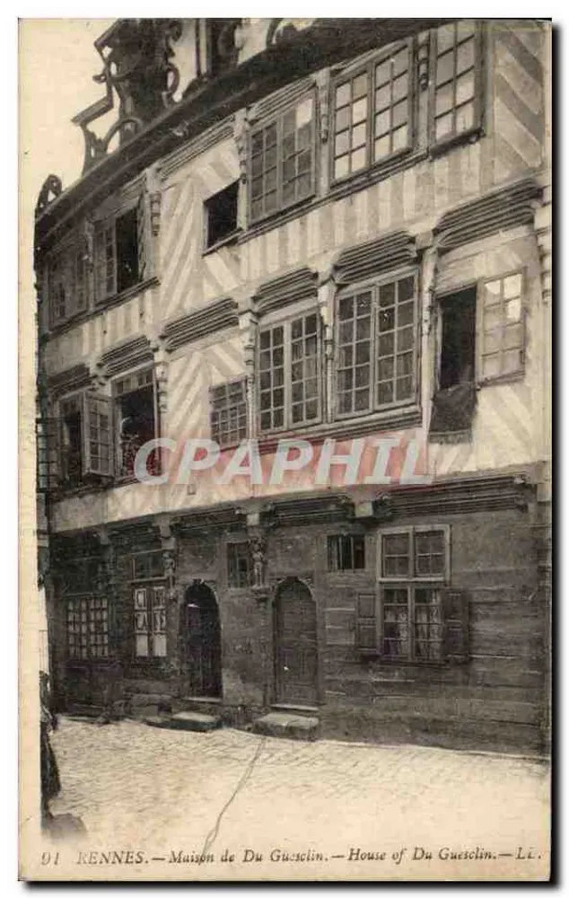 Rennes — Casa de Du Guesclin — L.I. — n°91 - Frente