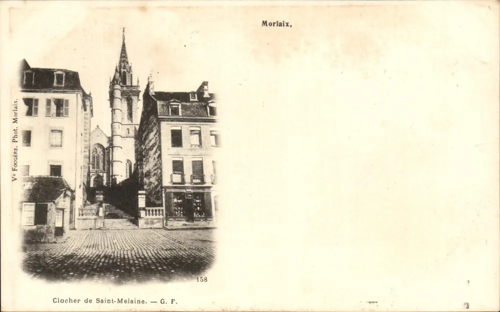 Morlaix, Klokkenstoel van Sint-Melaine — G. F. — n° 158 - Voorkant