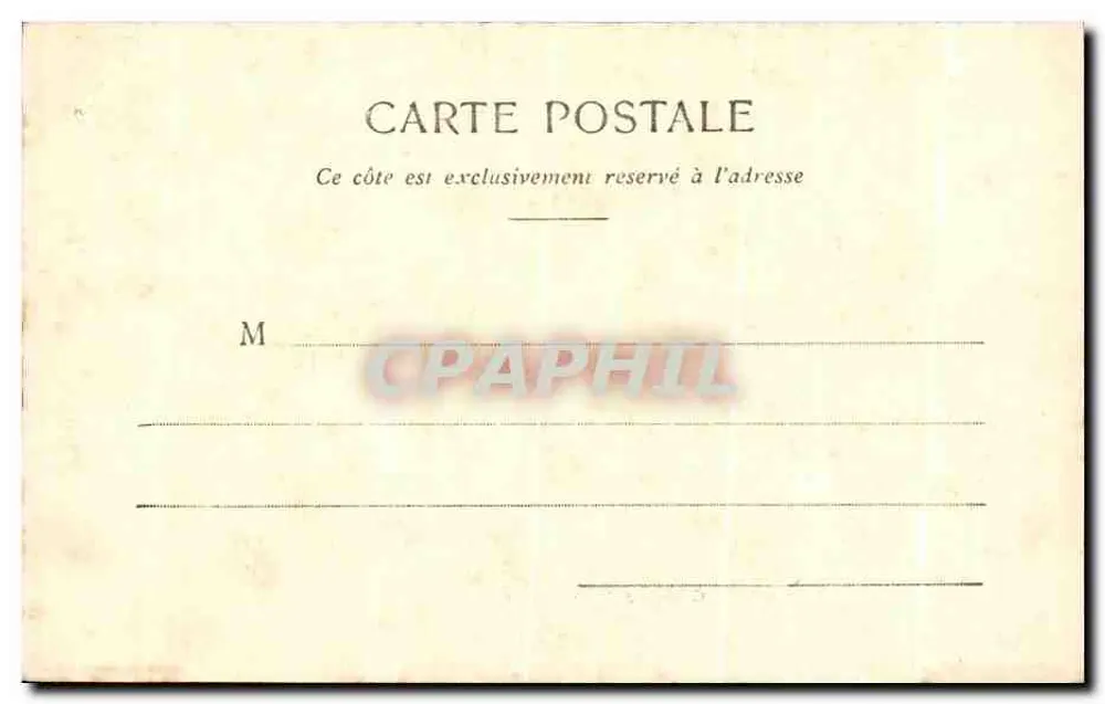 Commequiers — Ruínas do Castelo — Coleção A. Robin, Fontenay-le-Comte - 1823 - Verso