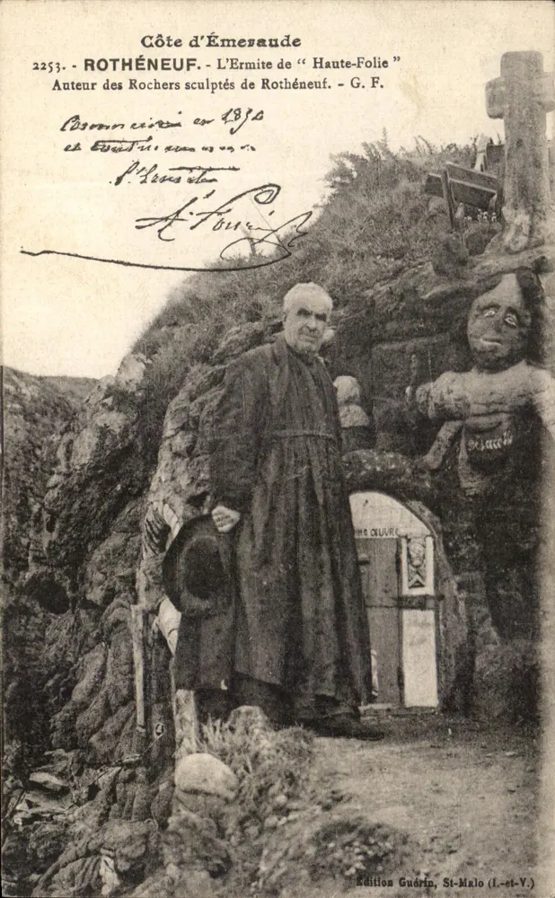 Rothéneuf — Der Einsiedler von « Haute-Folie » — Edition Guérin, St-Malo (Ille-et-Vilaine) - Vorderseite