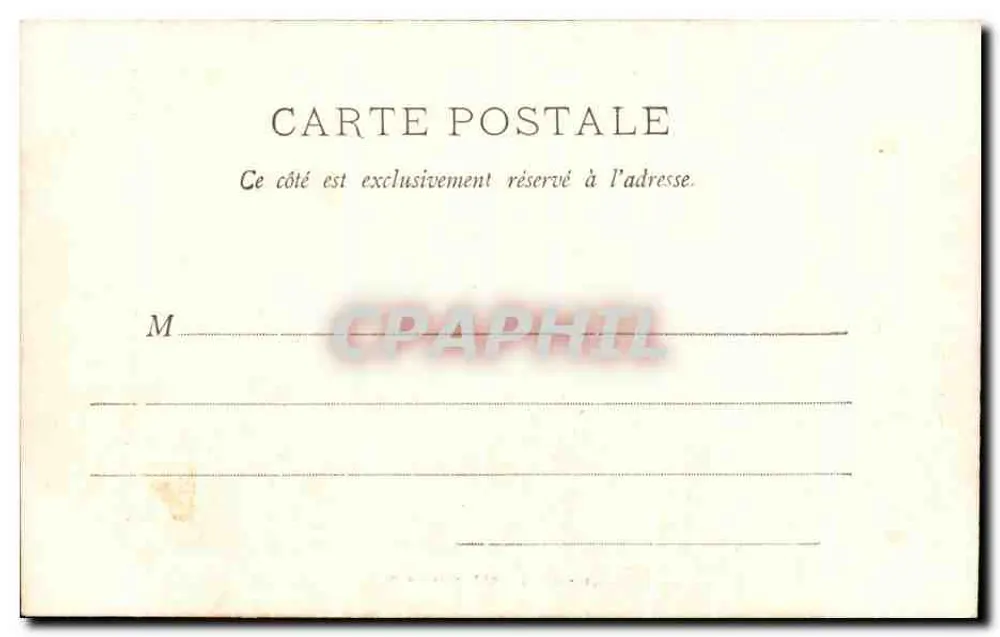 Niort (Deux-Sèvres) — Das Haus genannt Candie, Straße Victor-Hugo — Jules Rubution, Lithografie Poitiers - 347 - Rückseite