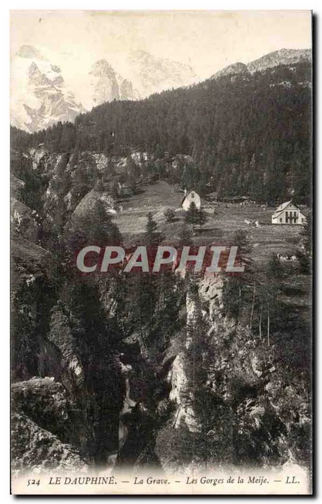 Die Gorges de la Meije — La Grave — LE DAUPHINÉ — LL. — n° 524 - Vorderseite