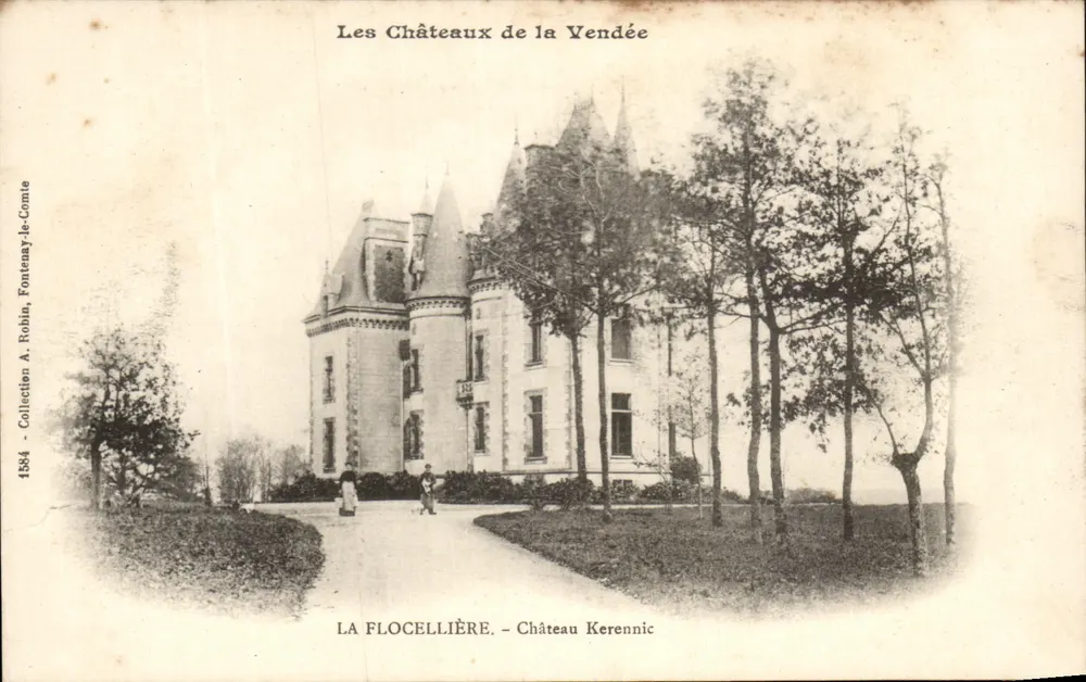 La Flocellière — Castelo Kerennic — Coleção A. Robin, Fontenay-le-Comte - Frente