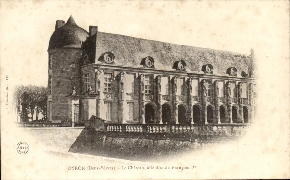Oyron (Deux-Sèvres) — Schloss, Flügel genannt François Ier — I. Robuchon, n°132 - Vorderseite