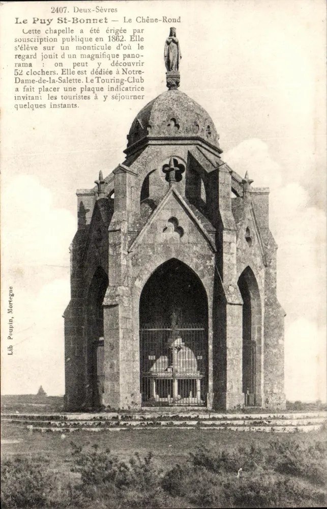 Le Puy St-Bonnet — O Carvalho Redondo — Lib. Poupin, Mortegue - Frente