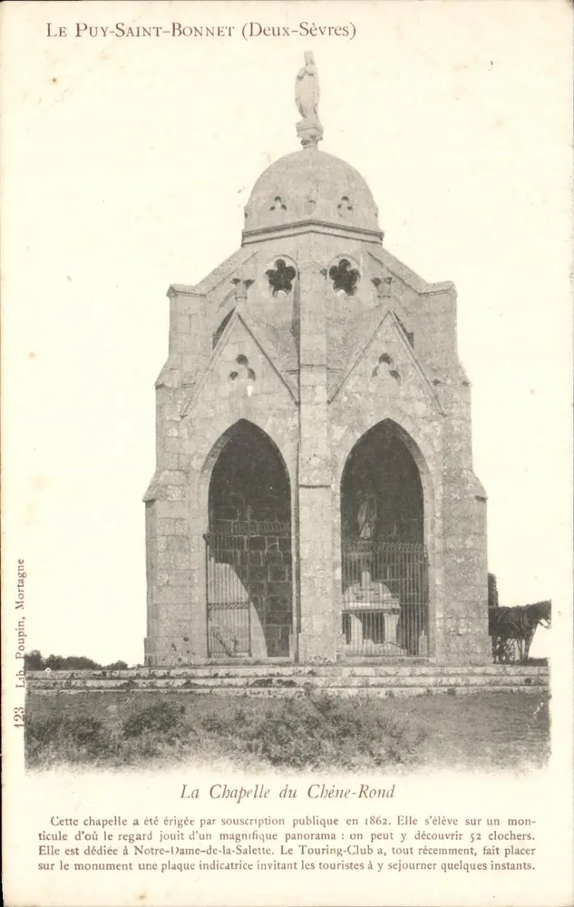 Le Puy-Saint-Bonnet (Deux-Sèvres) — Die Kapelle Chêne-Rond — Lib. Poupin, Mortagne - Vorderseite
