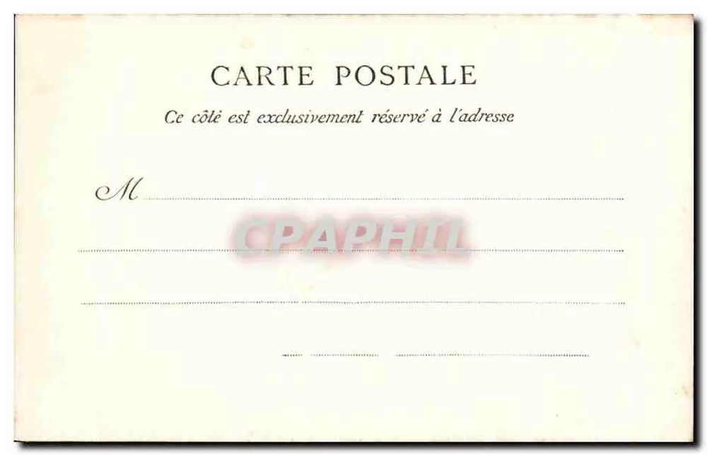 Cholet — Antigo Mosteiro dos Cordeliers — Lib. Potpin, Mortagne - Verso