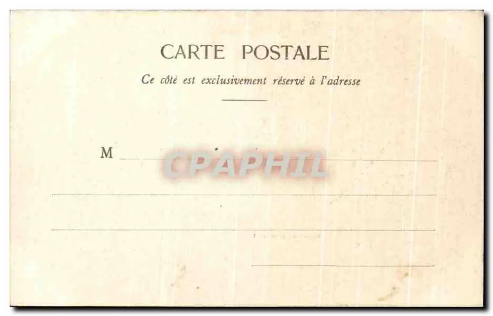 Castelo de Montivert — Baugé, Loire — Livraria e Papelaria Vve Garner, Baugé - Verso