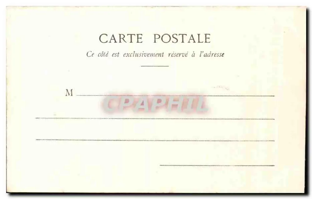 Castelo da Graffinière — Baugé, Loire — Livraria-Impressoria Vve Gamier, Baugé - Verso