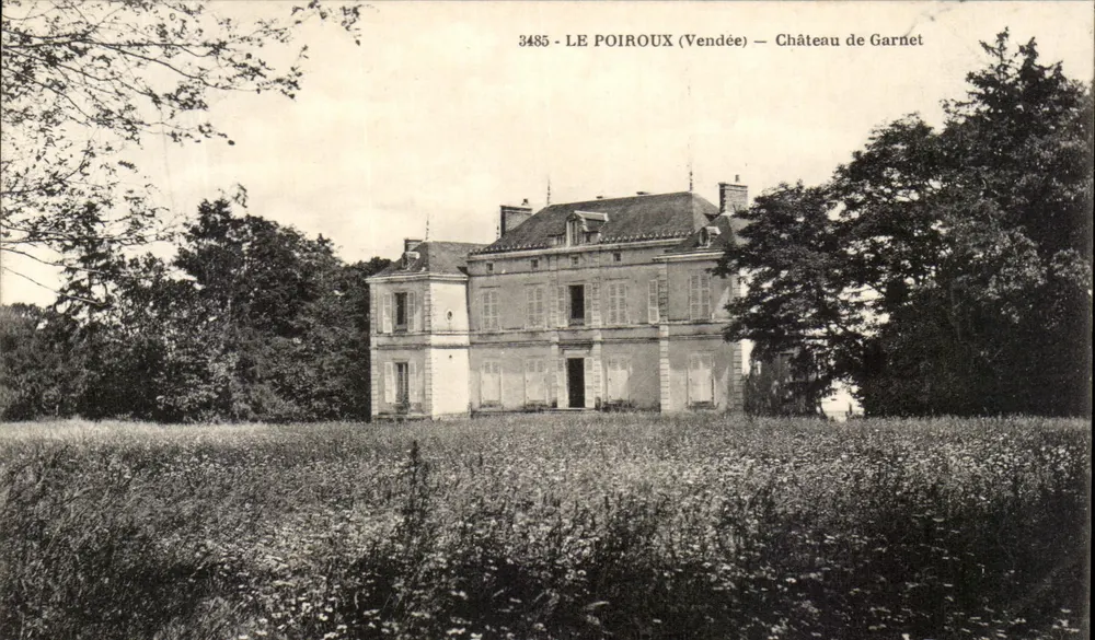 Le Poiroux (Vendée) — Castelo de Garnet — n° 3485 - Frente