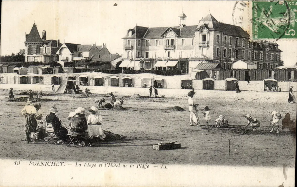 Pornichet — Die Strände und das Hotel de la Plage — LL - Vorderseite
