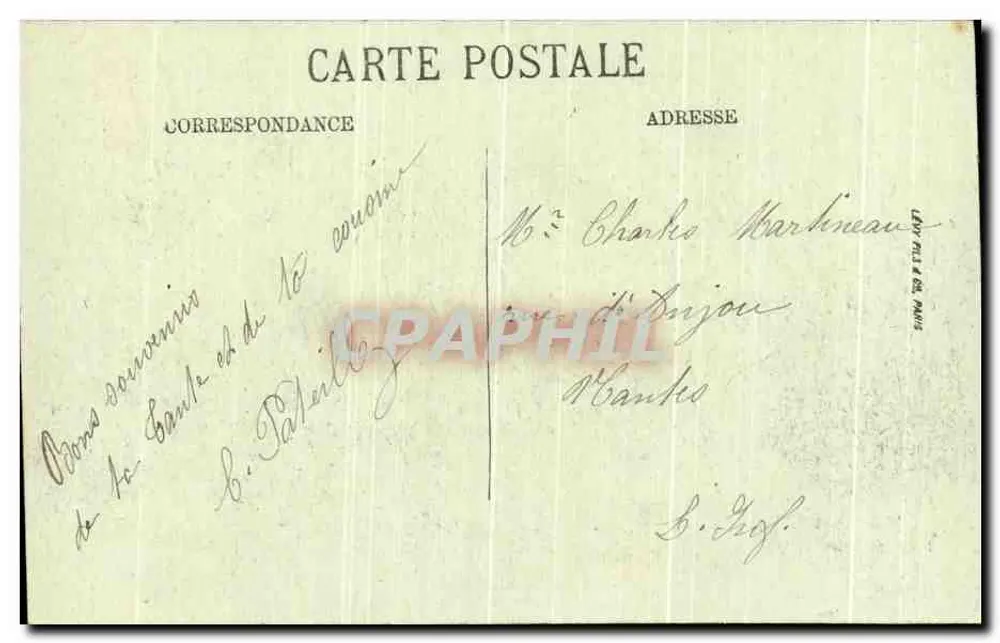 Pornichet — Die Strände und das Hotel de la Plage — LL - Rückseite