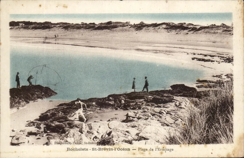 Rochetelets - St-Brévin-l'Océan — Praia da Ermitagem — Editor: Huguaroux, Tabbe, St-Brévin - Frente