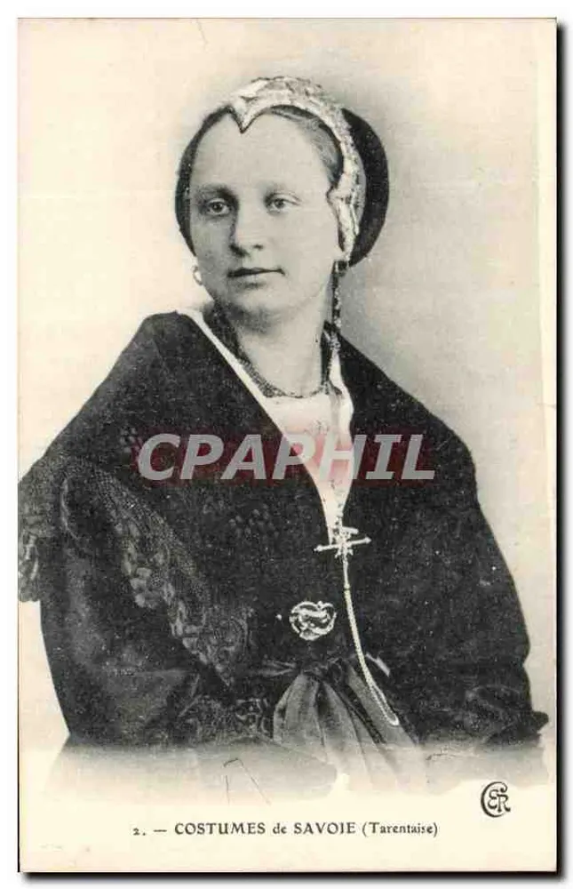 Trajes de Saboia (Tarentaise) — 2. — TRAJES DE SABOIA (Tarentaise) — CR - Frente
