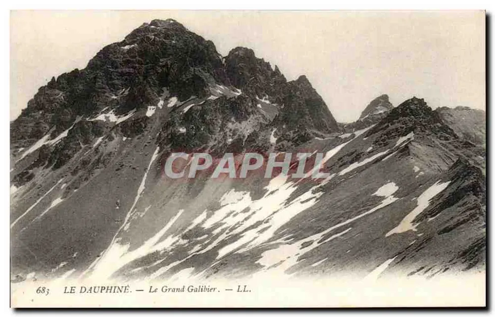 O Dauphiné — O Grand Galibier — LL. — L'Imprimerie Nouvelle Photographique, Paris - Frente