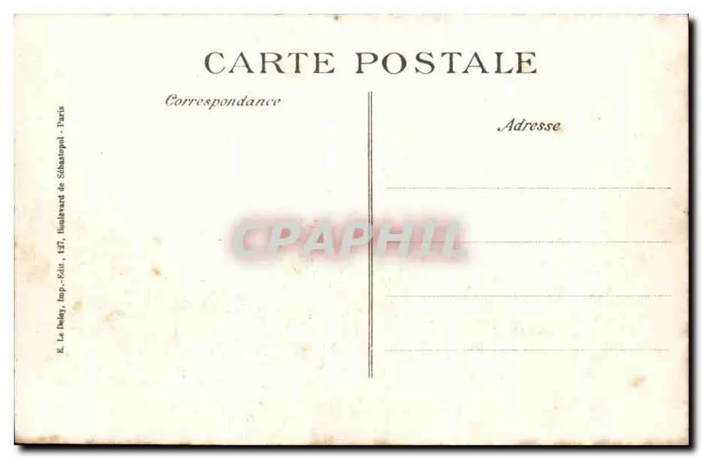 Antwerpen — Gebrannte Häuser in der Nähe des Grünplatzes — Verlag E.D. — 15. Serie - Rückseite