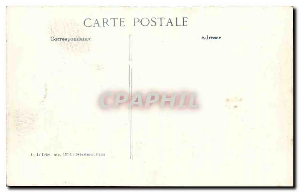 Sermaize — Teilansicht nach dem Schlachtfeld 1914 — E.P.D. 18. Serie - Rückseite