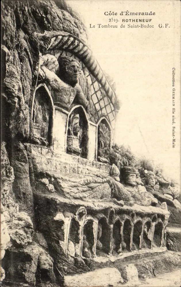 Côte d'Émeraude — Das Grabmal des heiligen Budoc — ROTHENEUF G.F. - Vorderseite