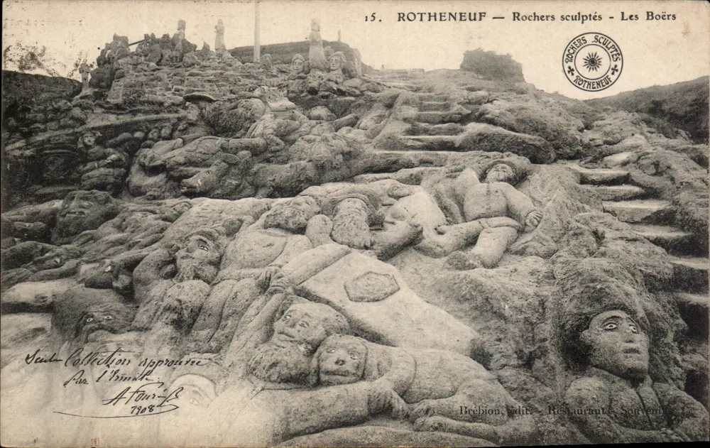 Rotheneuf — Geknüpfte Felsen - Die Boërs — Verlag Breebion - Vorderseite