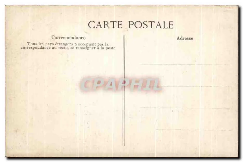 Crue de la Seine — Paris — Pont de l'Archevêché — 28 Janvier 1910 - Verso