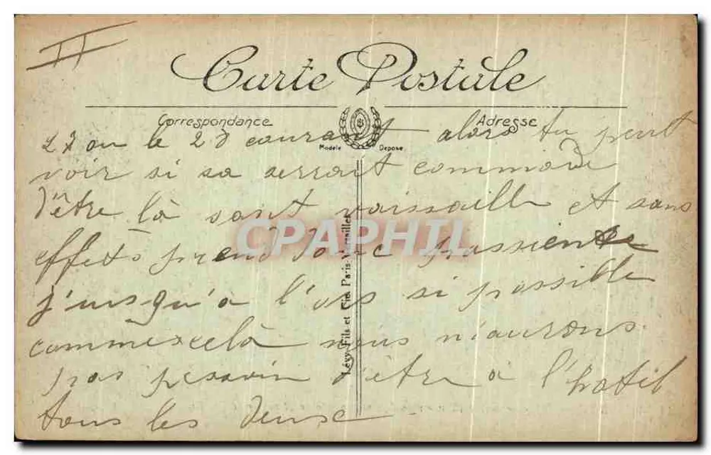 Auxerre — Die Kirche Saint-Pierre von der Manifacier-Observatorium aus gesehen — LL - Rückseite