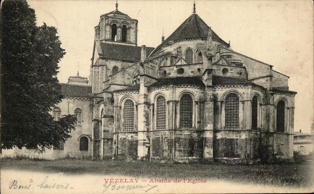 Vézelay — Abside da Igreja — Y. Boequet - Frente