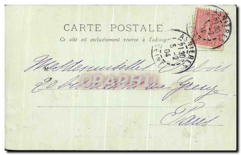 Asnières — Kerkje Sint-Karolus — uitzicht van de straat - Achterkant
