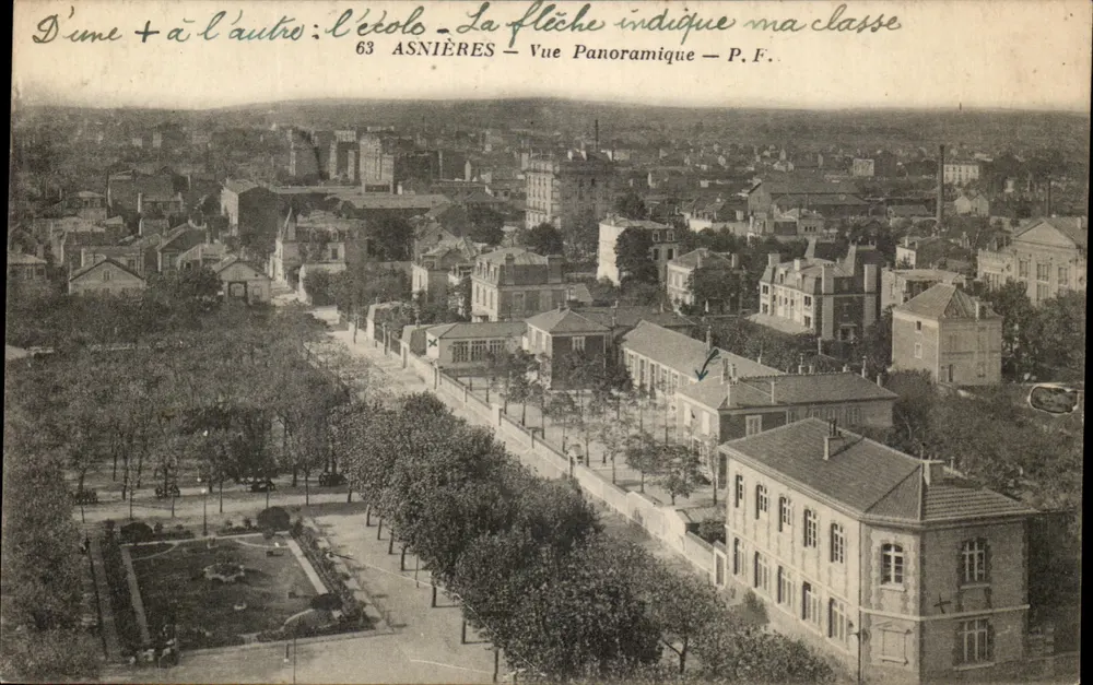 Asnières — Vista Panorâmica — P.F. — 63 - Frente