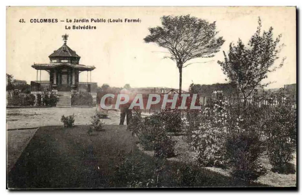 Colombes — Le Jardin Public (Louis Fermé) — Le Belvédère - Vorderseite