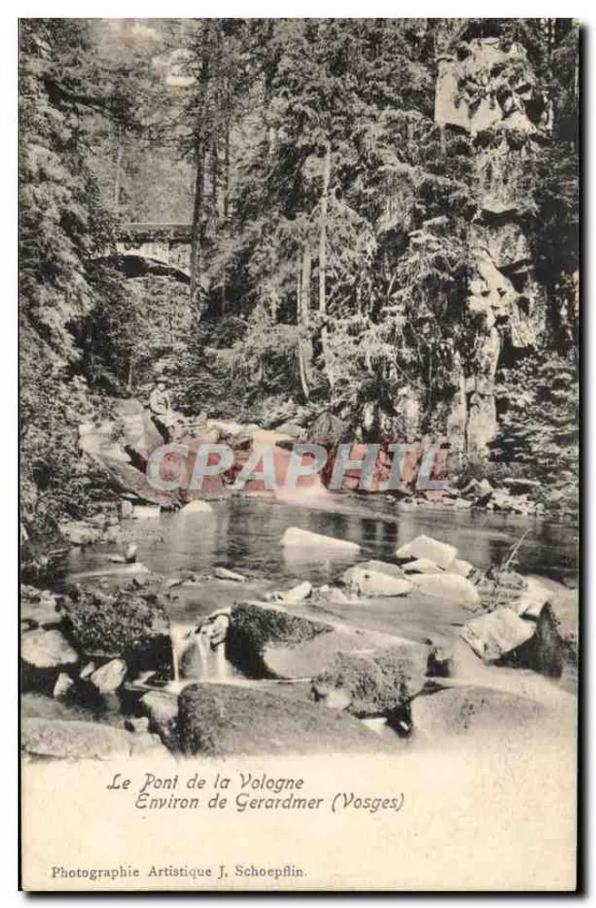 O Ponte da Vologne — Ao redor de Gerardmer (Vosges) — Fotografia Artística J. Schoepflin - Frente