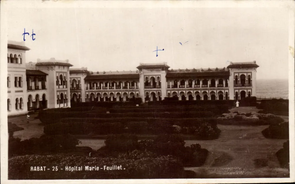 Rabat - Krankenhaus Marie-Feuillet — Verlag Etablissements Photo Albert, Algier - Vorderseite
