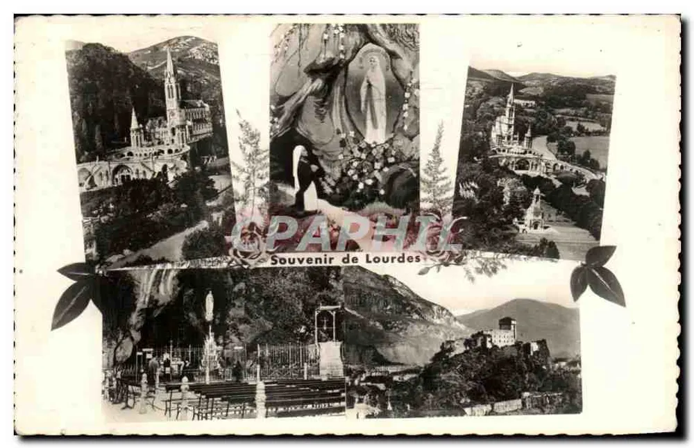 Lourdes — Lembrete de Lourdes — Edição P. Doucet - Frente
