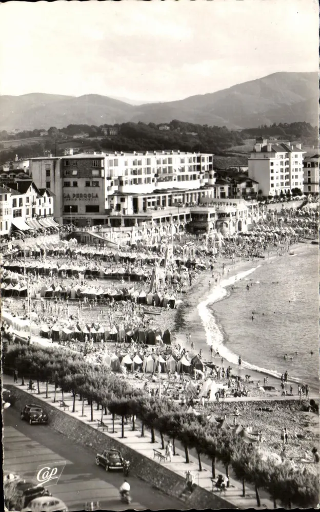 Saint-Jean-de-Luz — Allgemeiner Blick auf den Strand — C.A.P. (1322) - Vorderseite