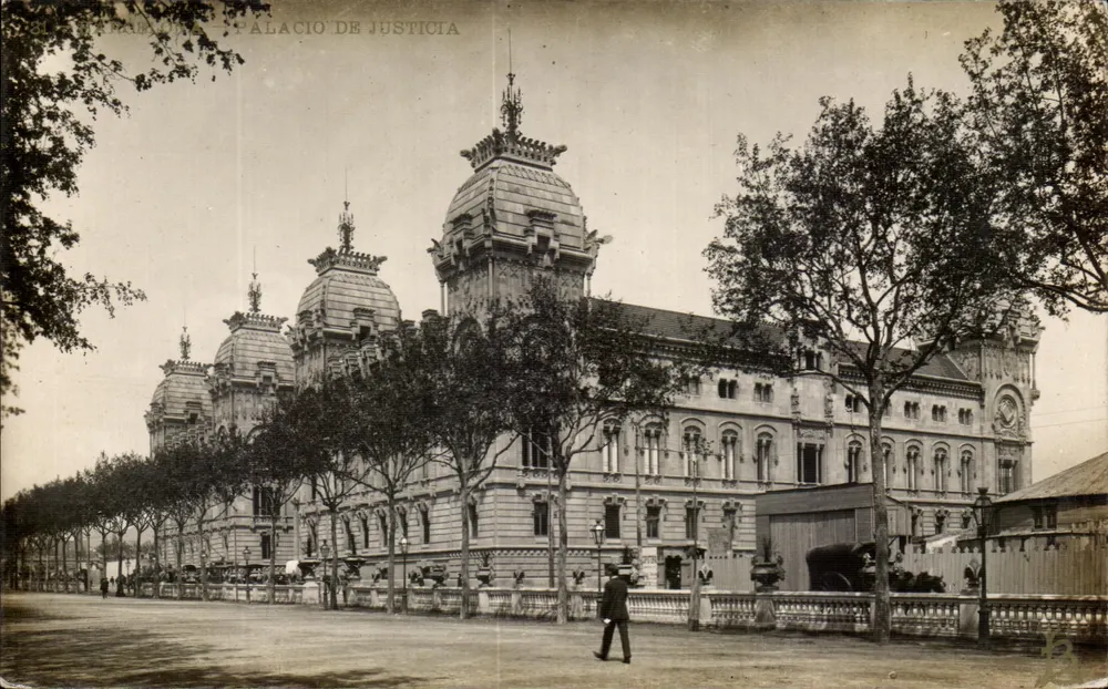 Barcelona - Palácio de Justiça — editor Barceligha, número de série não visível - Frente