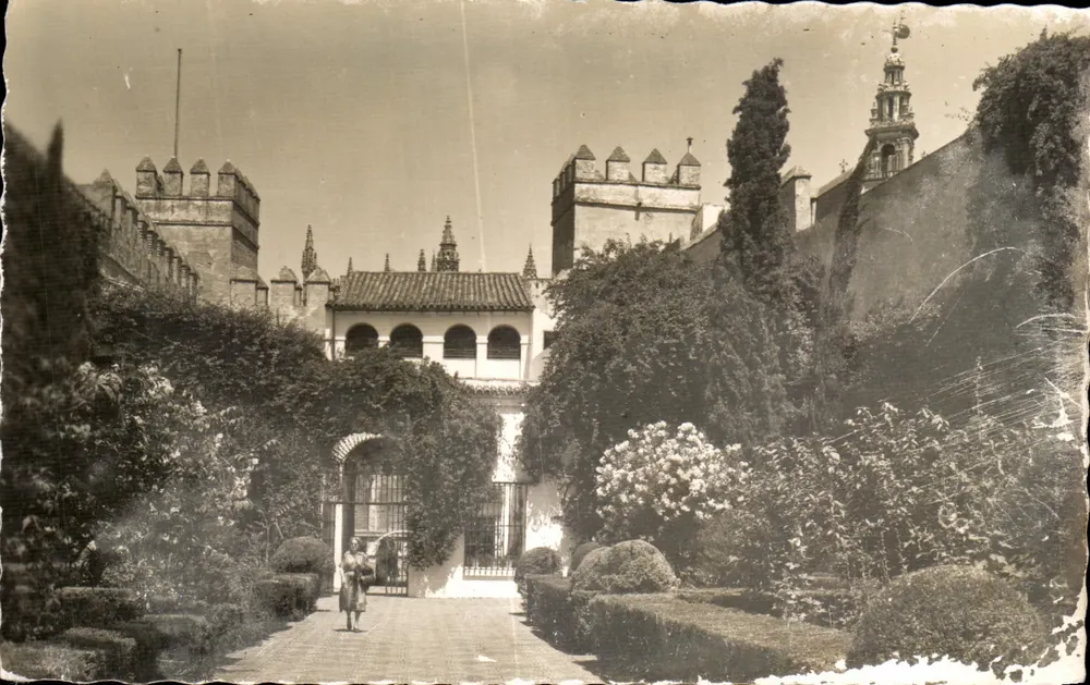 Sevilla: Königspaläste. Löwensaal — Éditions García García, n° 145 - Vorderseite