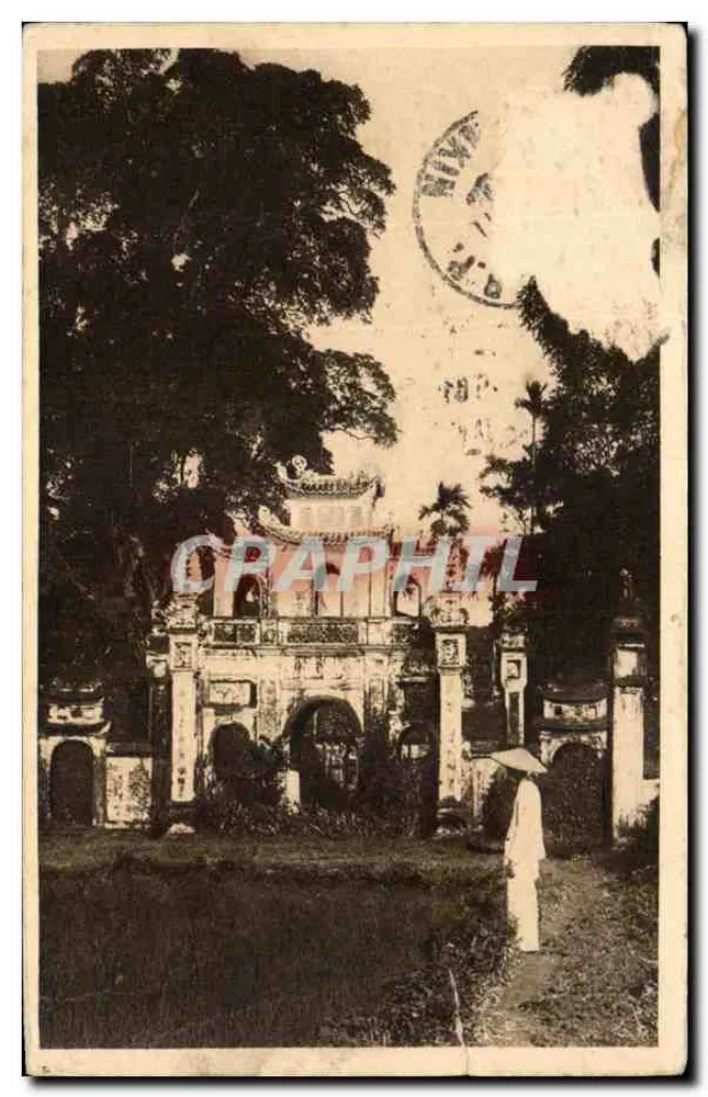 Pagode de Mai-Dong — entrée monumentale ornée — éditeur Indochine Films et Cinémas - Vorderseite