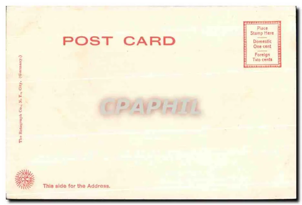 Ein Fischereihafen, Katillskill Bay, Lake George, N.Y. — The Rotograph Co., N.Y. City (Germany) — Seriennummer G 1292a - Rückseite