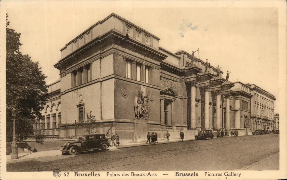 Bruxelas — Palácio dos Belos-Artes — Ribert - Frente