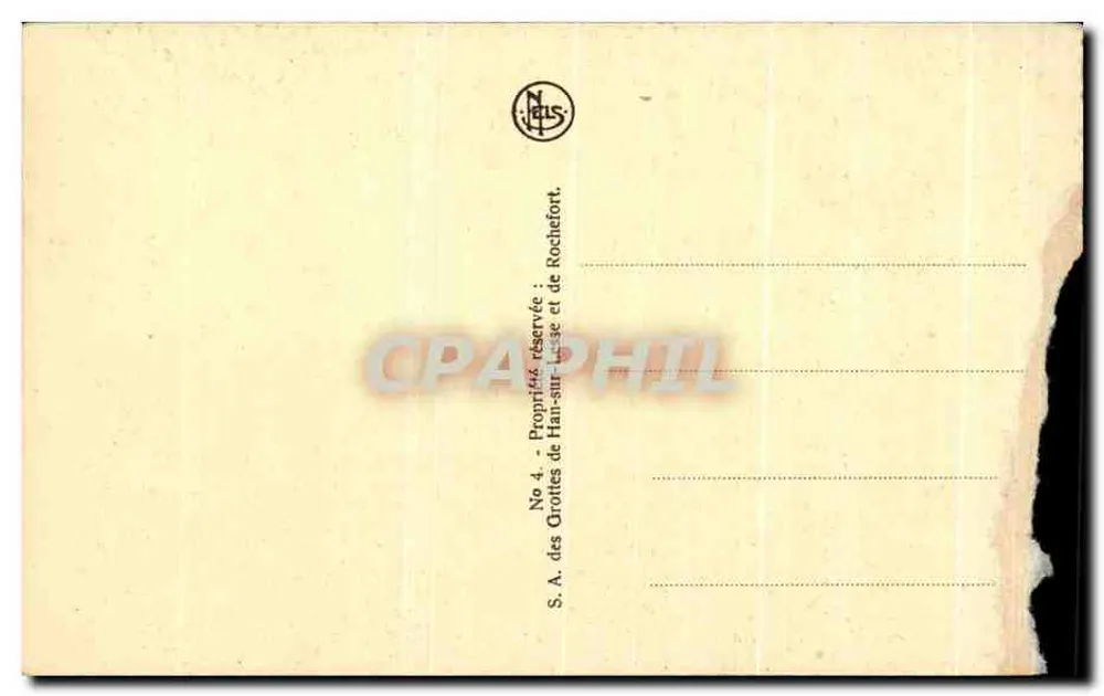Grutas de Han — O Barril das Danaidas — editor Jaus, n°4 - Verso