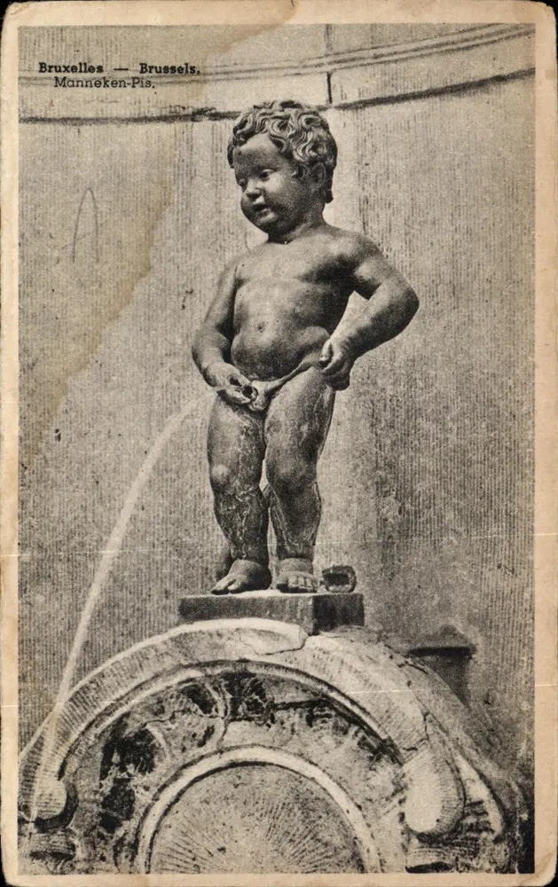 Manneken Pis — Bruxelas — Éditions Ardo - Frente