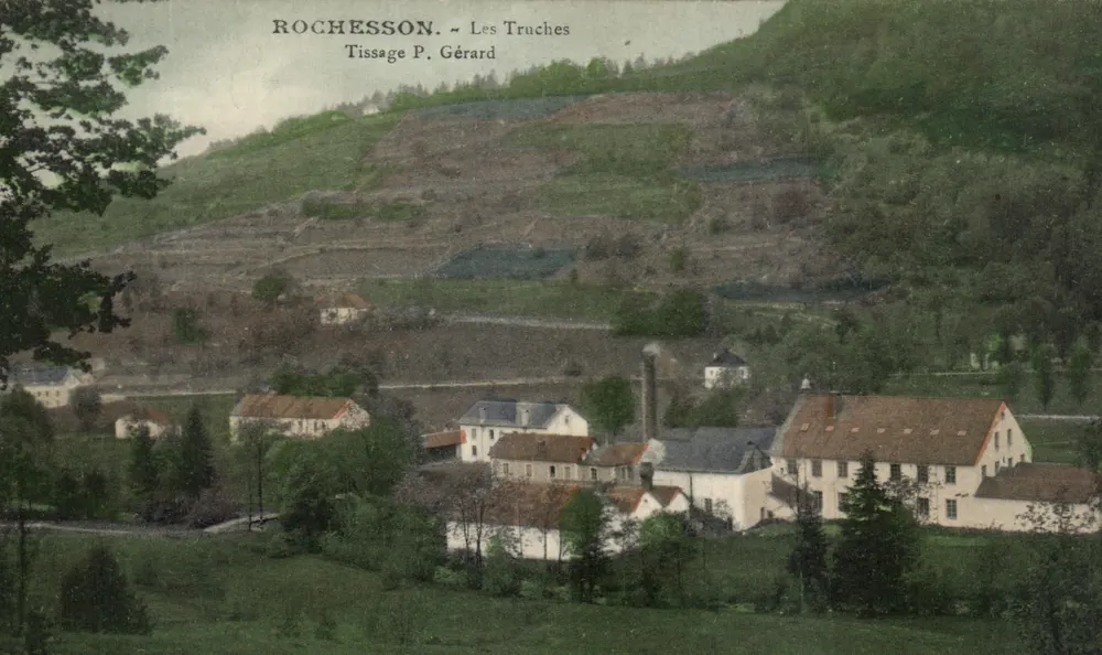 Rochesson — Les Truches — Tissage P. Gérard - Voorkant