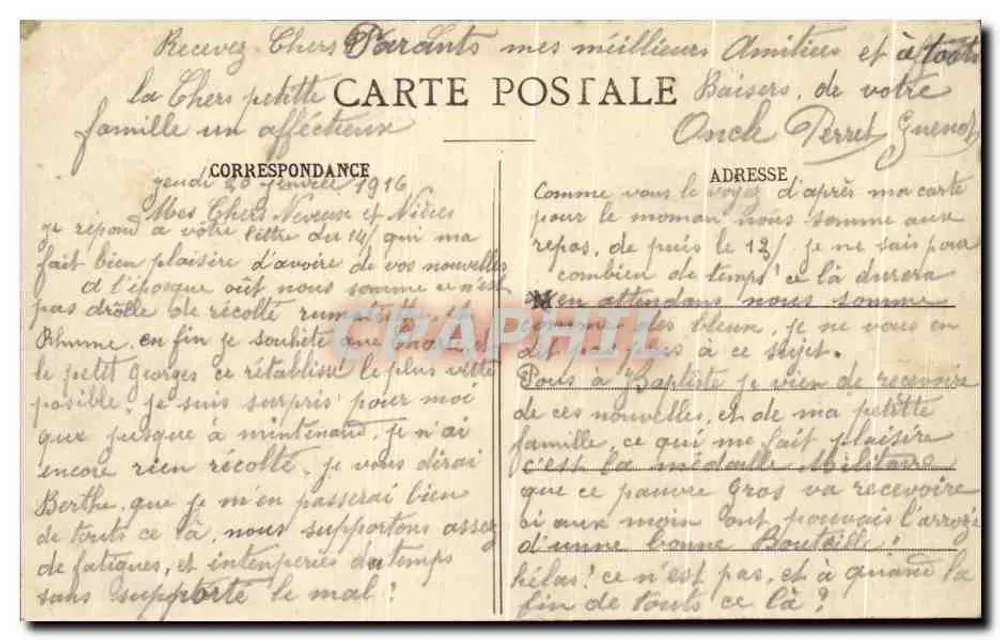 Rochesson — Les Truches — Tissage P. Gérard - Achterkant