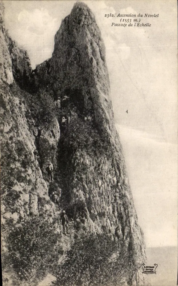 Aufstieg zum Nivolet — Passage der Leiter — Verlag BZG, Nr. 2382 - Vorderseite