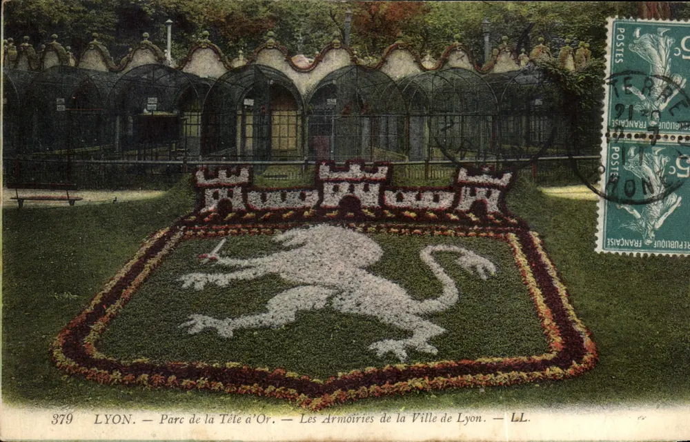 LYON — Parc de la Tête d'Or — Die Wappen der Stadt Lyon — LL. — N° 379 - Vorderseite