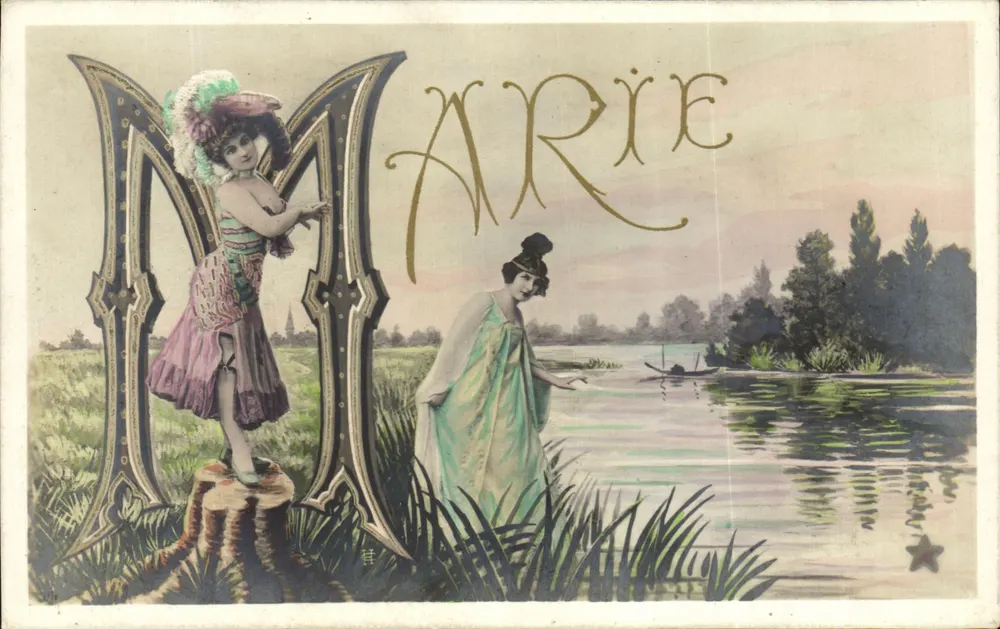 Marie — Brief der Freundschaft — Verlag: Die illustrierten Namen der Marke 'ÉTOILE' - Vorderseite