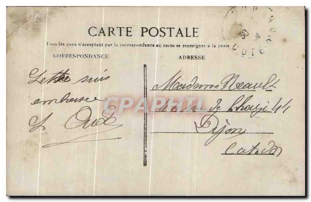 Criança em um cesto de peixes — Cada peixe carrega desejos para o seu bem-estar — editor desconhecido, n° 1003 - Verso