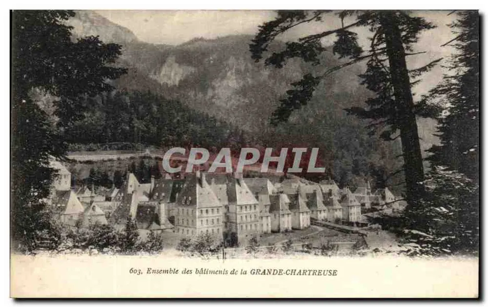 Grande-Chartreuse — Conjunto dos edifícios — Béatrice & Cie, n°603 - Frente