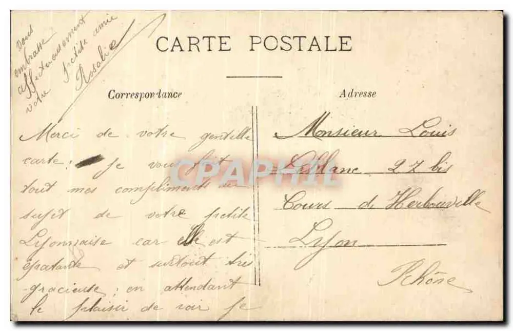 Frau der Welt — Die Schönste der Welt — M.F. PARIS - Rückseite