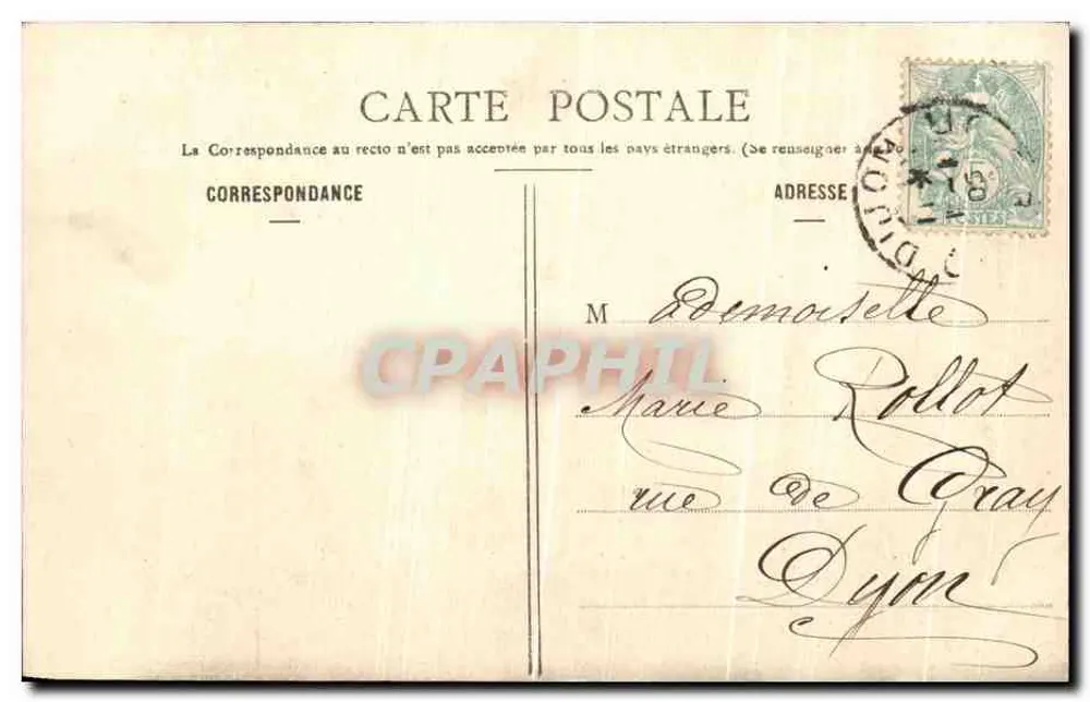 Das Neue Jahr — 1905 — P. A. Beauregard, Nîmes - Rückseite